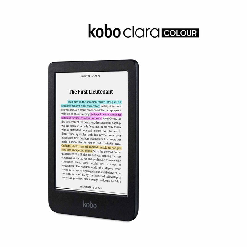 RAKUTEN KO Kobo Clara Colour (black) Kaleido 3 N367-KU-BK-K-CK-image 3