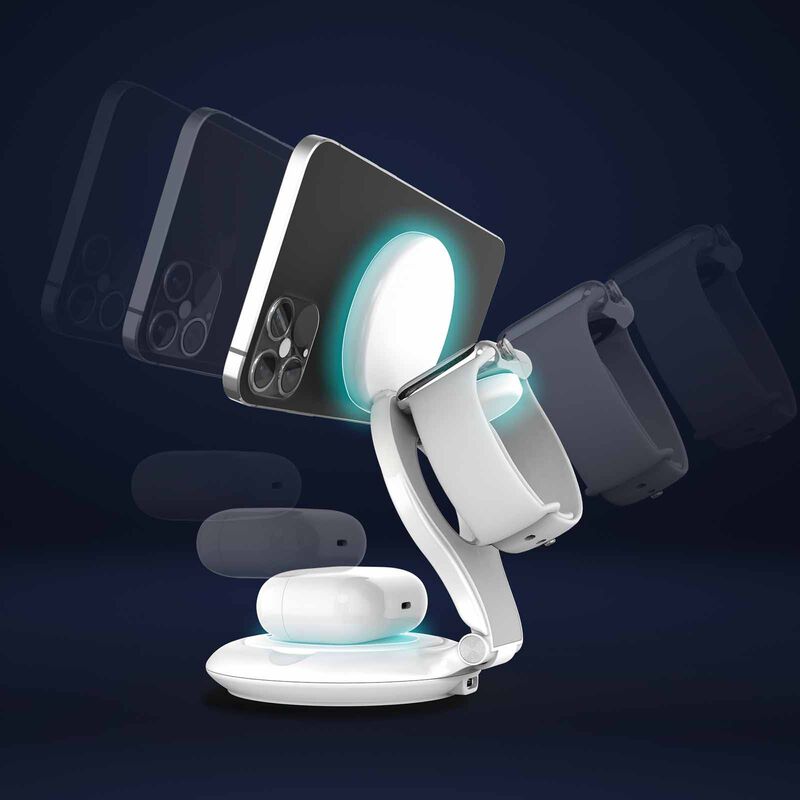 J5CREATE Qi2 3-in-1 Magnetic Foldable W/less Charging Station JUPW3415-image 5
