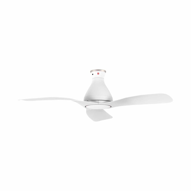 KDK 56 In Dc Ceiling Fan With Light (140cm)-white H56GP(WH)-image 13