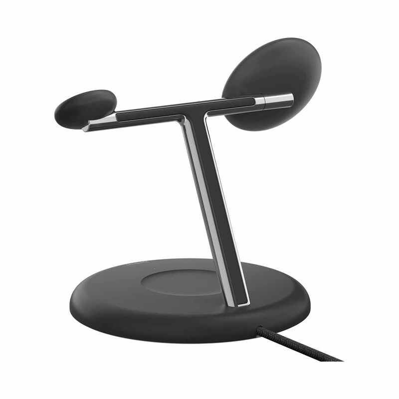 BELKIN Qi2 3-in-1 Wireless Charging Stand Blk WIZ023MYBK-image 2