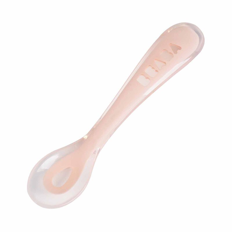 BEABA Soft Silicone Spoon - Pink (online) 2ND STAGE-image null