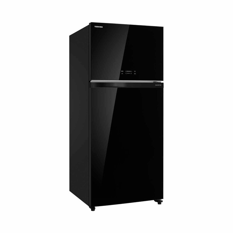 TOSHIBA 2 Dr Fridge (597l) - Black Glass GR-RT835WE-PGX(XK)-image 2
