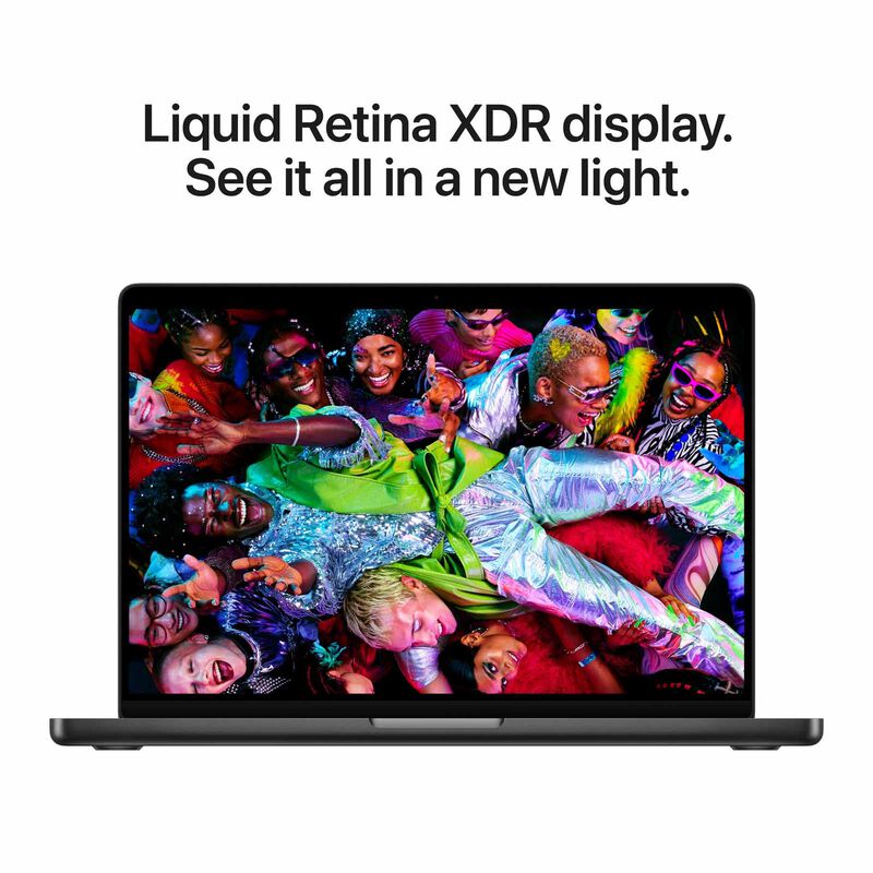 APPLE 14-inch Macbook Pro: Apple M5 Chip With 10-core Cpu And 10-core Gpu, 24gb, 1tb Ssd - Space Black MDE34ZP/A-image 4