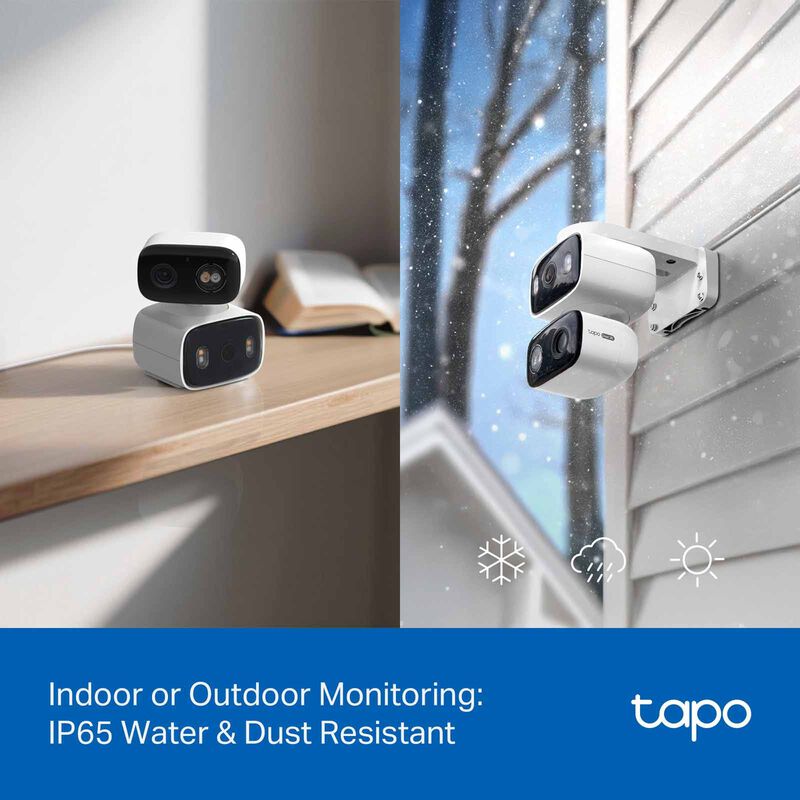 TP LINK Indoor/outdoor Dual Lens Pan/tilt Security Camera TAPO C246D-image 5