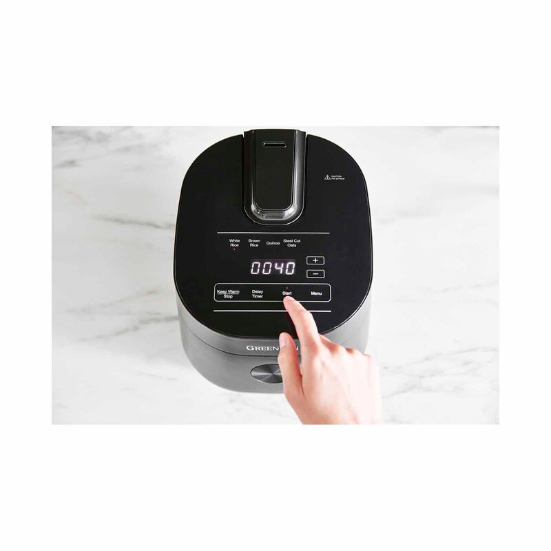 GREENPAN Bistro Collection Rice & Grains Cooker - Matte Black GPRC046252-image 2