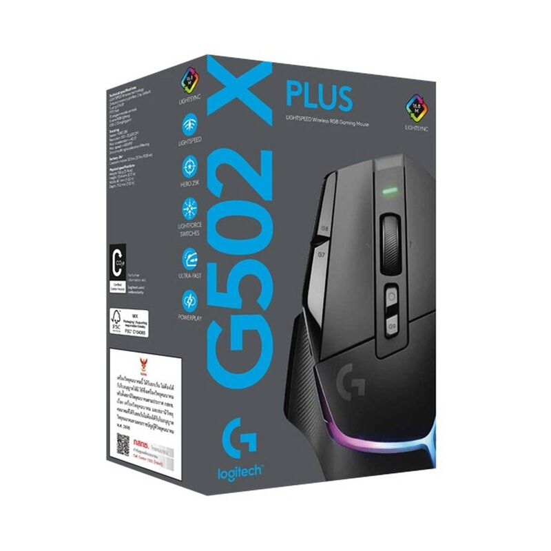 LOGITECH G502 X Plus Lightspeed Rgb Mse Black 910-006164-image 14
