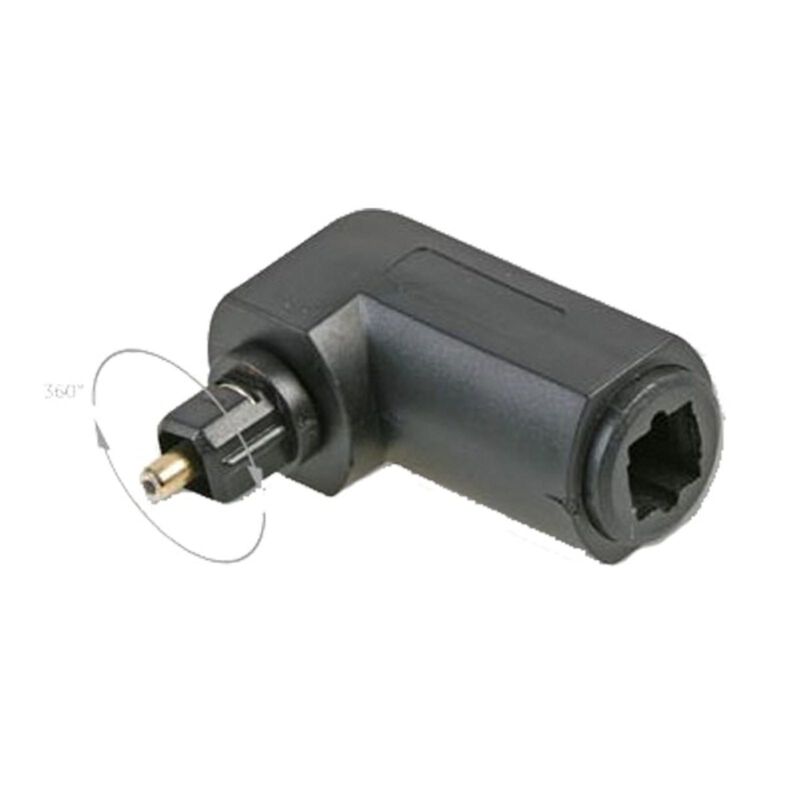 Right Angle Toslink Adaptor-image null