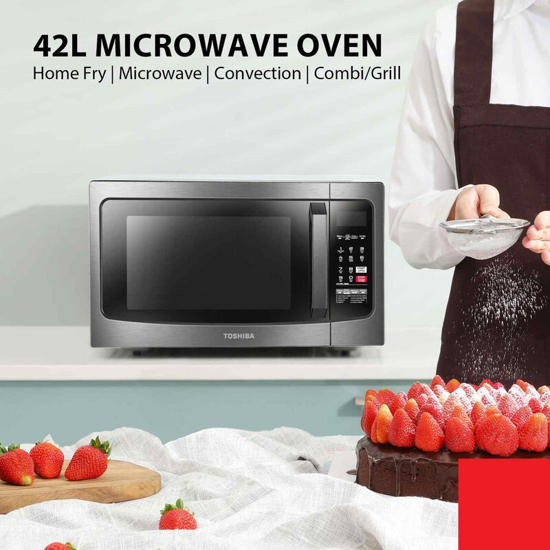 TOSHIBA Microwave Convection / Grill (42l) ML-EC42S(BS)-image 2