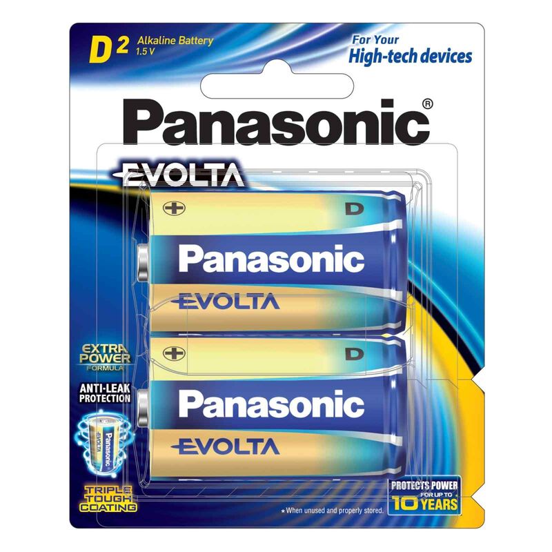 PANASONIC Evolta D-size 2 Pcs Pack LR20EG/2B-image null