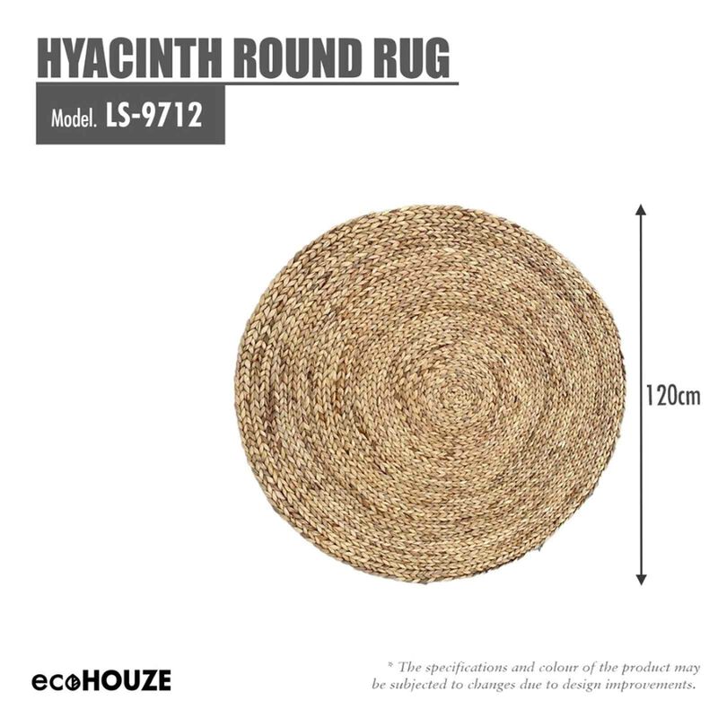 HOUZE Ecohouze Hyacinth Round Rug (dim: 120cm) LS-9712-image 1