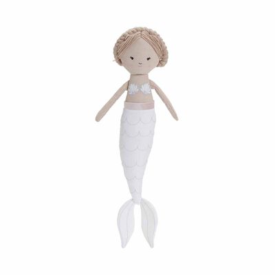 BUBBLE Plush Toy PEARL THE WHITE MERMAID