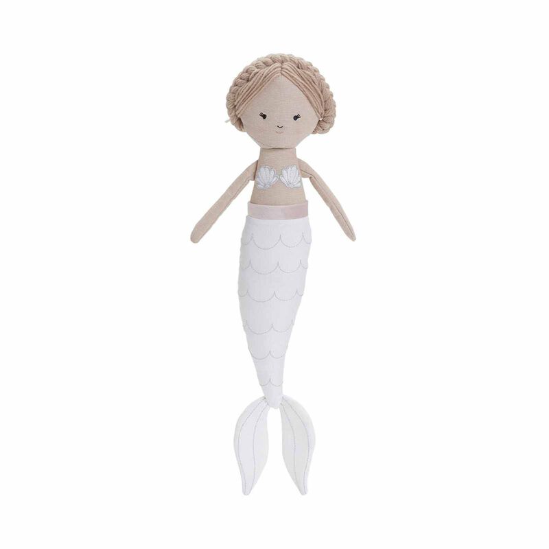 BUBBLE Plush Toy PEARL THE WHITE MERMAID-image 1