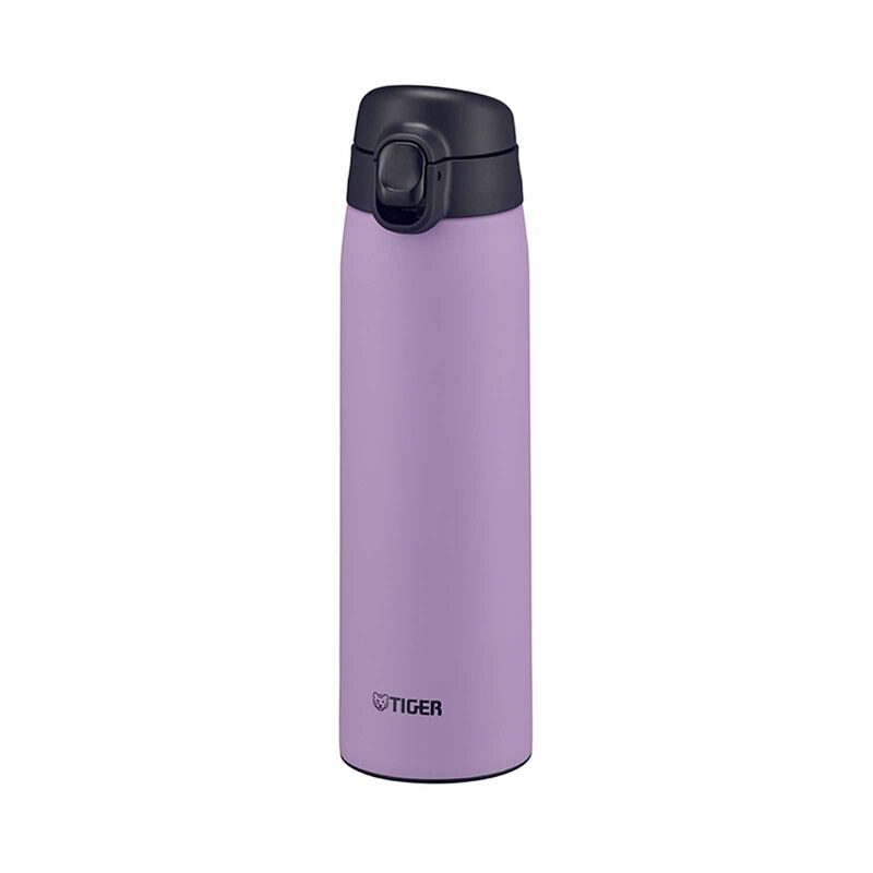 TIGER 0.5lt Push-button Lid Stainless Steel Bottle (lilac) MCT-K050 (VT)-image 1