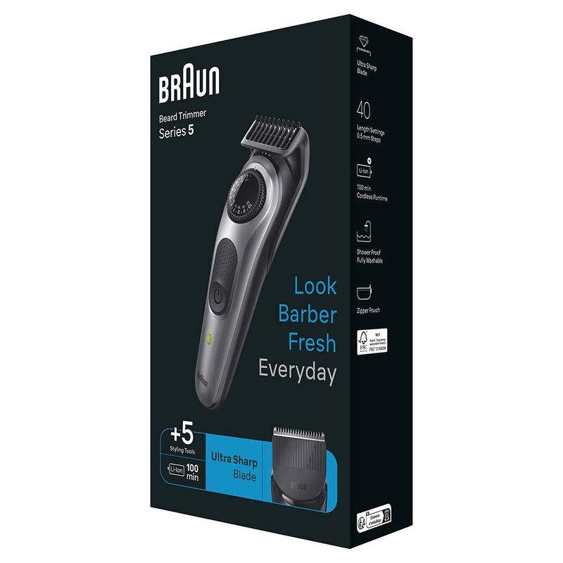 BRAUN Series 5 Beard Wet & Dry Trimmer BT5440-image 8