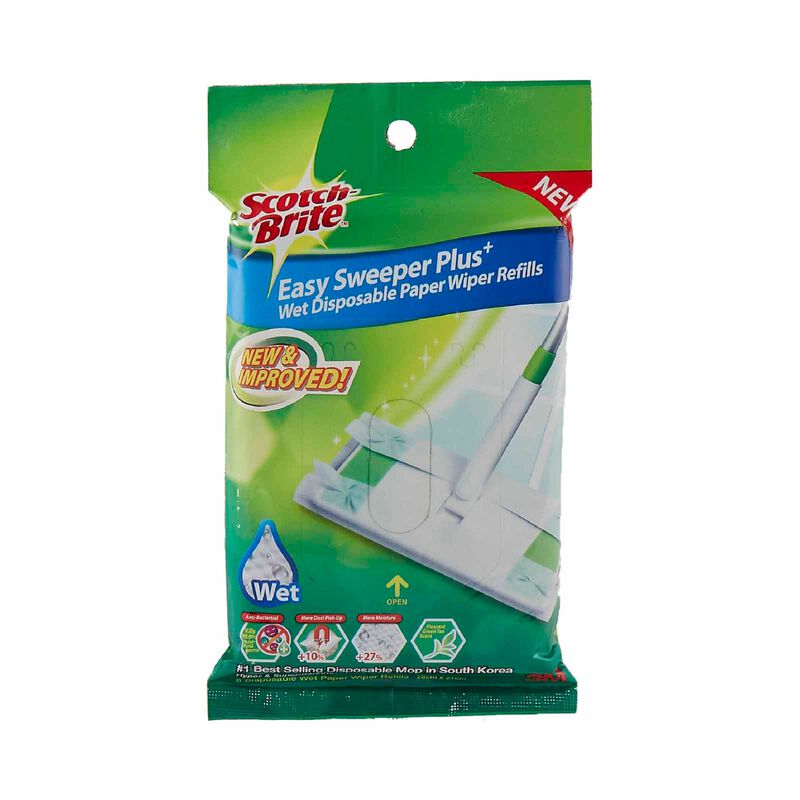 3M SCOTCHB S/b Easysweeper Wetsheets Q600RW-E-image 1