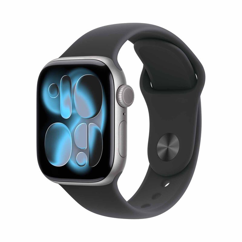 APPLE Watch Series 11 Gps 42mm Space Grey Aluminium Case With Black Sport Band - S/m MEQW4X/A-image 1