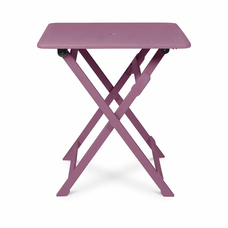 PHOENIX Flip Foldable Square Table Grape Purple70 X 70 X 75.9 Cm FLIP-image 1