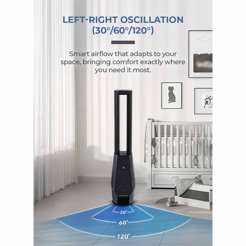 MISTRAL 42 In Dc Blade Free Fan W/remote & Wifi MBFAP4236DRW-image 7