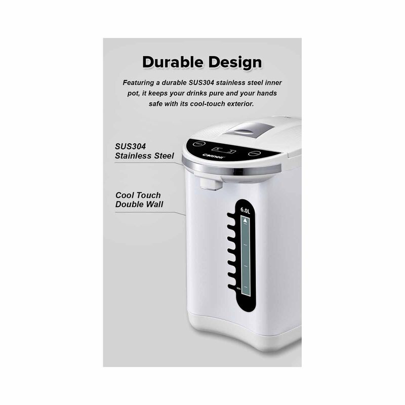 CORNELL Airpots (6.0l) CTPS60WH-image 2