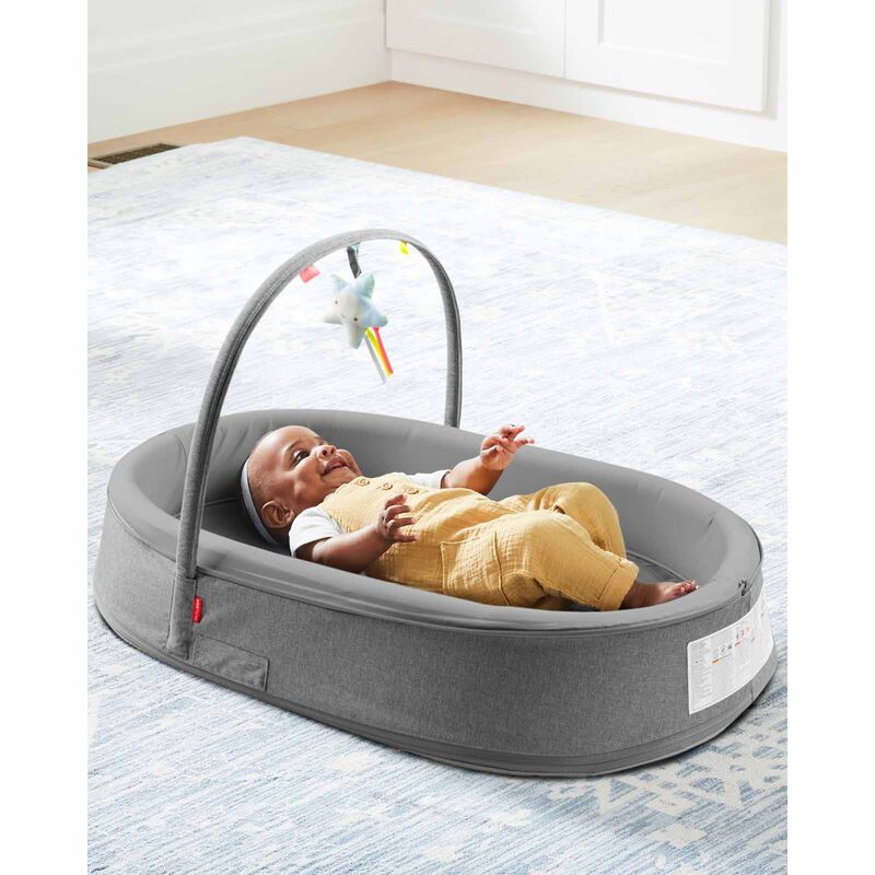 SKIP HOP Playful Retreat Baby Nest - Grey Melange SH9I745210-image 5