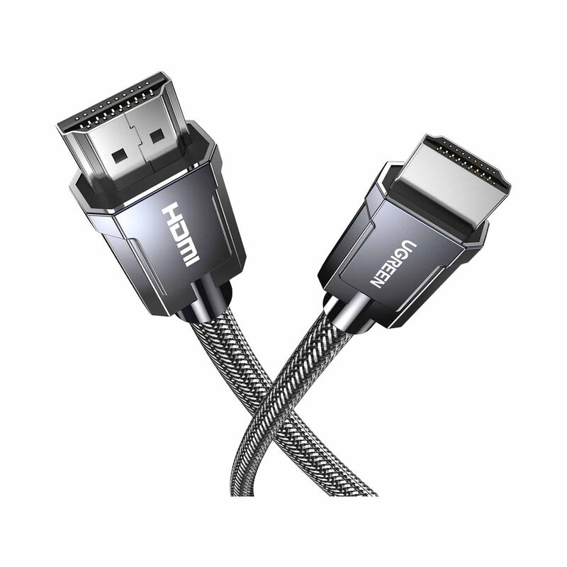 UGREEN 8k 60hz Hdmi 2.1 48gbps M/m Round Braided 2m Cable, Gray 70321-image 4