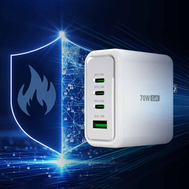 J5CREATE 70w Gan Usb-c 4-port Charger JUP4370F-image 5