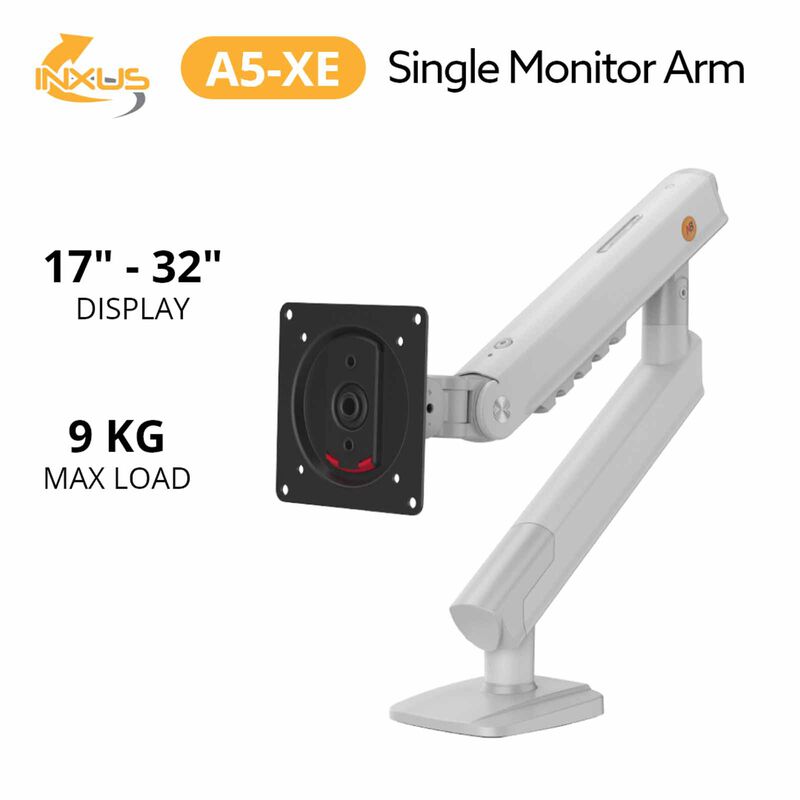 NORTHBAYOU Monitor Arm Fits 17-32 Inches, Hold 2-9 Kg Vesa 75 X 75 / 100 X 100 A5-XE (WHITE)-image 1