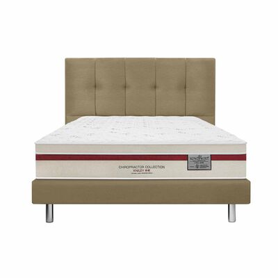 KINGKOIL Queen Size Mattress W/bedframe And Headboard CHIROPRACTOR COLLECTION KNILEY