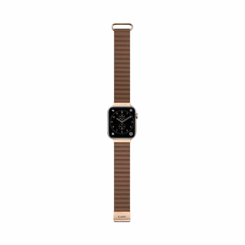LAUT Novi Lux Apple Watch Strap (42/44/45/49mm) - Sepia Brown (bands Only) L_AWL_NL_BR-image 2