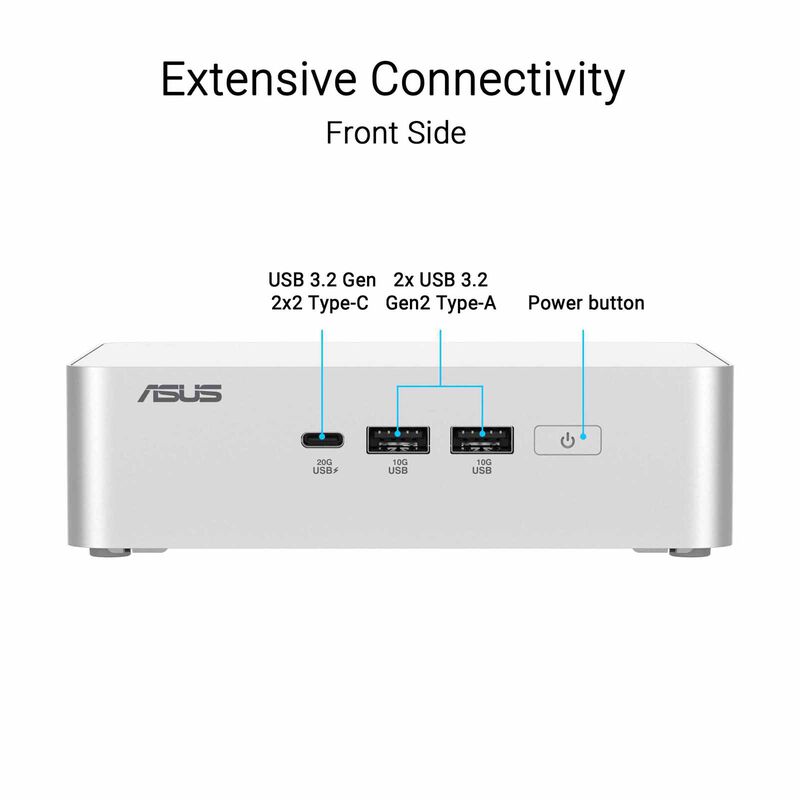 ASUS Nuc 15 Pro+ U9-285h 32gb 1tb Ssd Win 11 Pro Intel Arc Black RNUC15CRSU9084C3-image 6