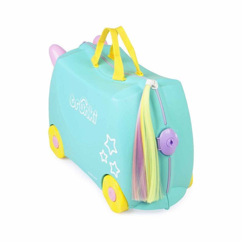 TRUNKI Ride On Luggage - Una Unicorn TR0287-GB01-image 3