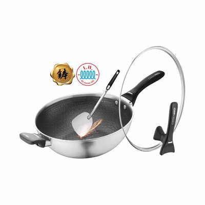 ASD Hybrid 3-ply 32cm Hex-wok HP-32HHW