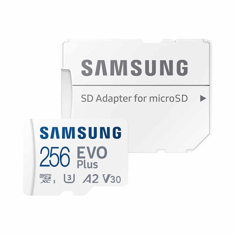 SAMSUNG 256gb Evoplus Microsd Card (2024) 160/160mbs W Apt MB-MC256SA/APC-image 1