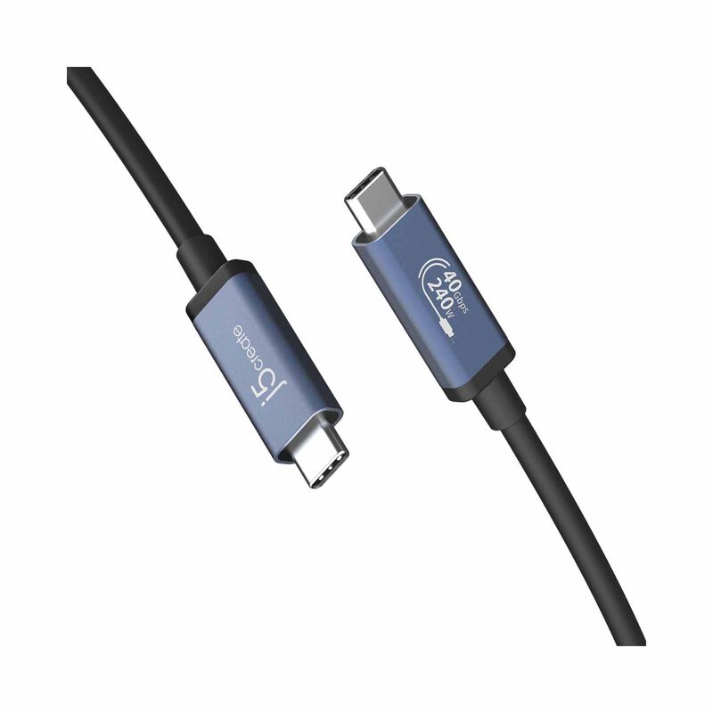 J5CREATE 240w Full-featured Usb-c Cable (usb4 Gen 3) JUC29L08-image 2