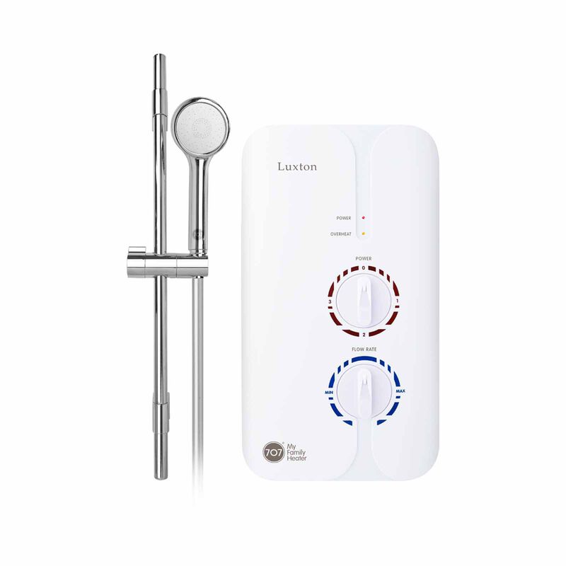 707 Electric Instant Shower Heater - White LUXTON - WHITE-image 1