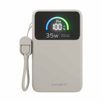 CYGNETT Chargepro 2 10k 35w (ccc+qr) Powerbank - White CY6079PBCHE