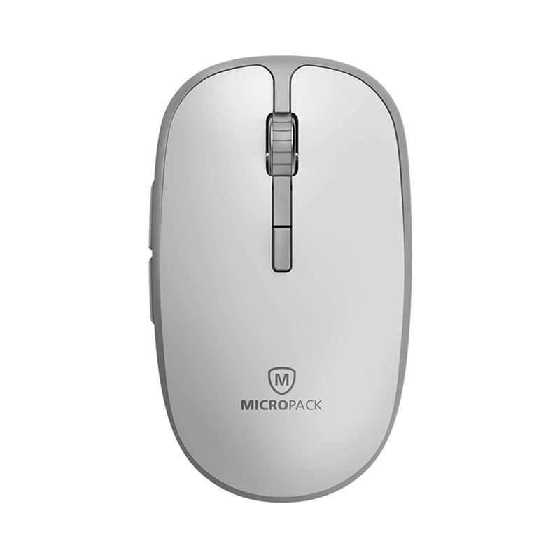 MICROPACK Speedy Slient 2 Dual Modes Wireless Mouse - White MP-729B-WH-image 1