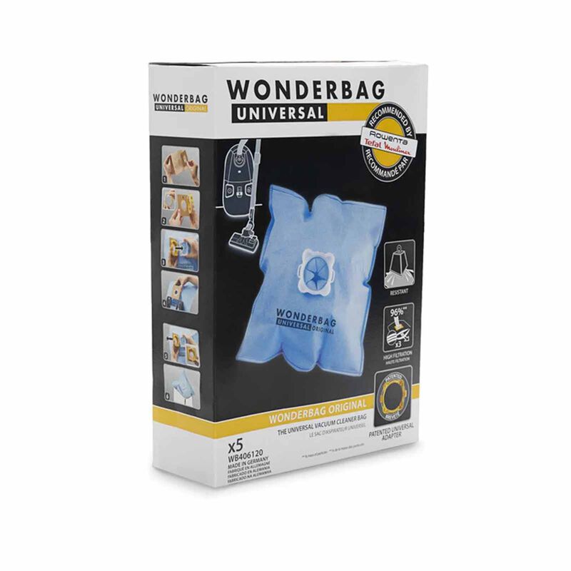 ROWENTA Wonder Bag Classic X 5 For Vacuum Cleaner WB4061-image 4