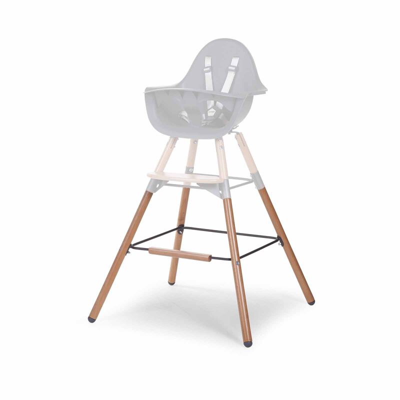 CHILDHOME Extra Long Legs + Footrest - Natural Anthracite (online) EVOLU HIGH CHAIR-image 3