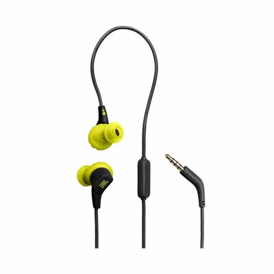 JBL Wired Sport Headphones ENDURANCE RUN 3 BLACK/LIME