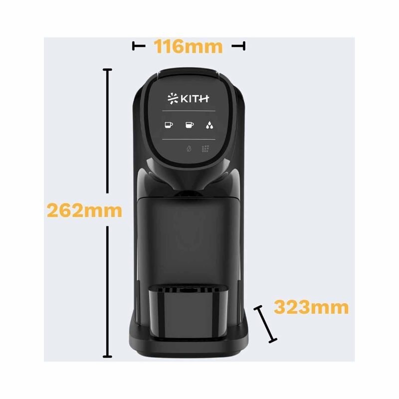 KITH Ava Capsule Coffee Machine (black) CCM-1L-BK-image 8