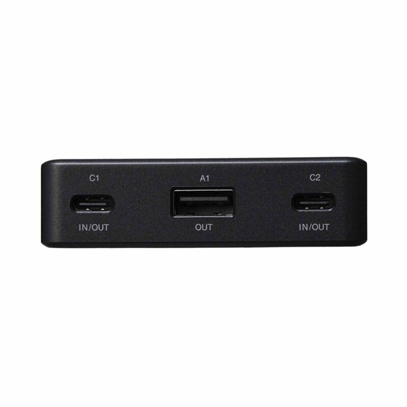 ELECOM Semi-solid State Powerbank 10000mah 35w 2c1a DE-A07-10000BK-image 4