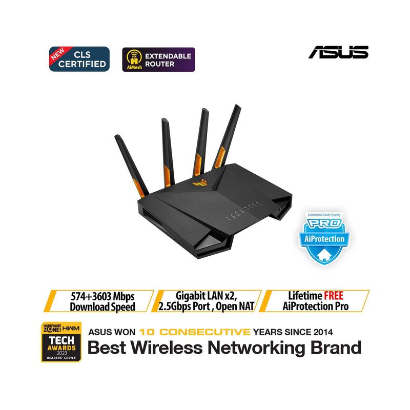 ASUS Ax4200 Dualband Wifi6 Tuf Gaming Router TUF-AX4200-image 3
