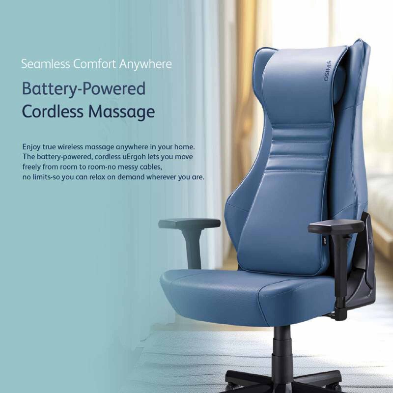 OSIM Uergoh (latte) World 1st Ergonimic Chair With Massage + Uphoria Sync Leg Massager OS8245L+ OS3233-image 12