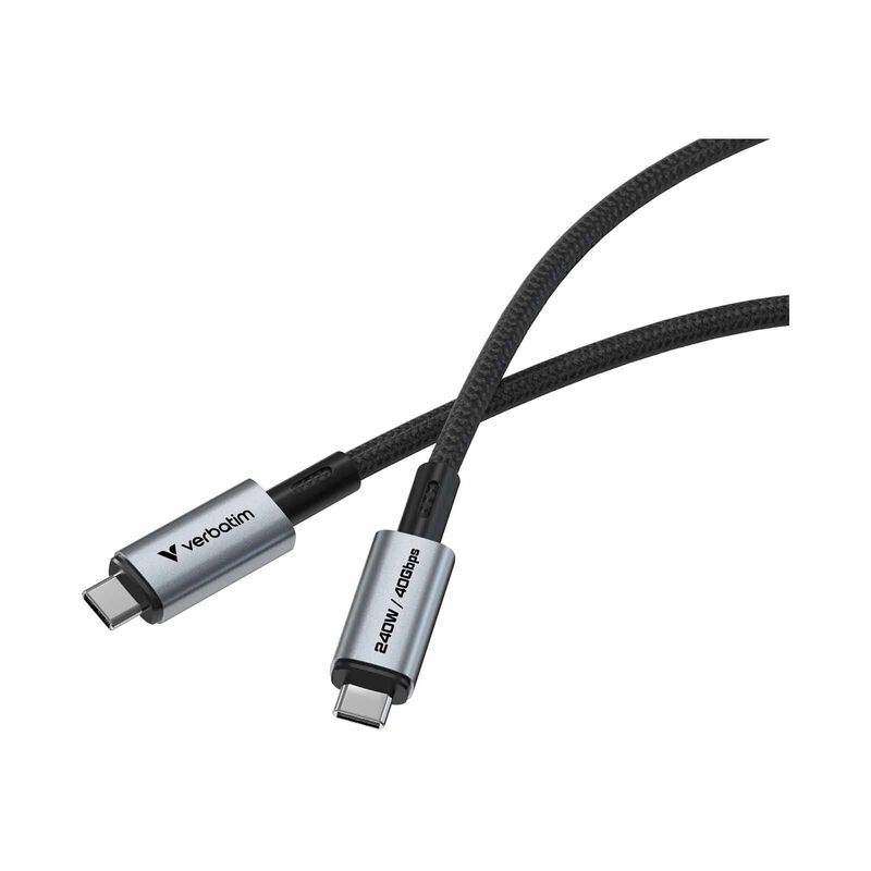 VERBATIM Sync & Charge Usb C To Usb C 240w 40 Gbps120 Cm VM31847-image 3