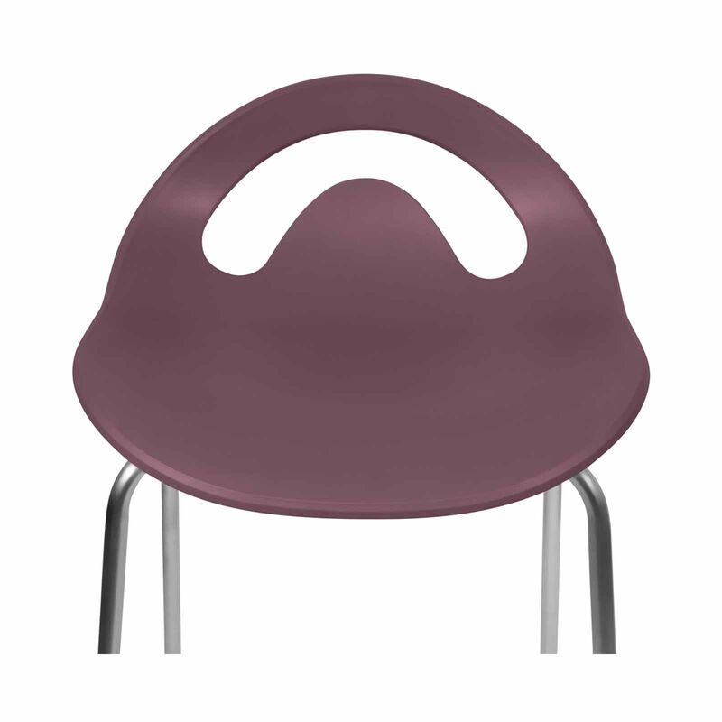 PHOENIX Cocktail High Bar Stool Grape Purple47 X 46 X 96 H Cm COCKTAIL-image 3