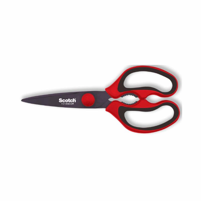 3M SCOTCH Scotch Kitchen Scissor Titanium Detach Red KS-DTR-image 3
