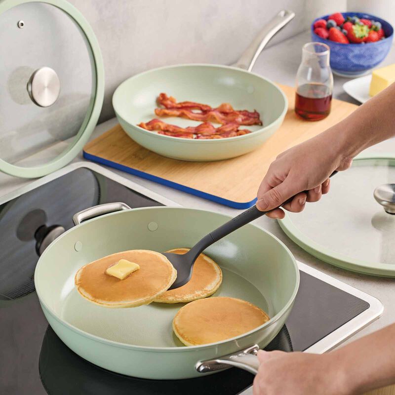 CIRCULON Halo With Laserdefense Ceramic Nonstick 4 Piece Cookware Set - Sage 16170-image 4