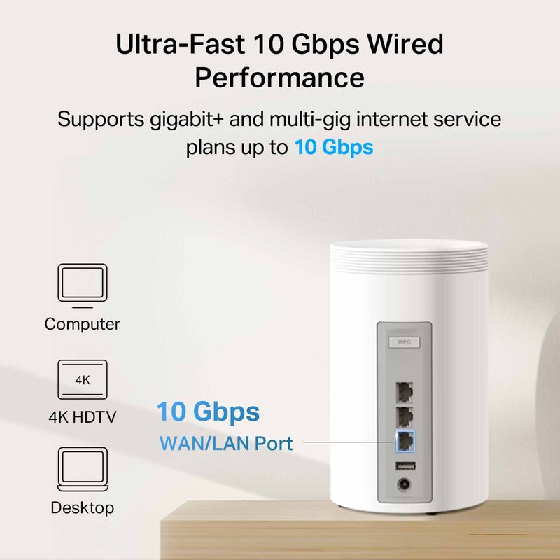 TP LINK Be14000 Tri-band Whole Home Mesh Wifi 7 System DECO BE68 (3-PACK)-image 2