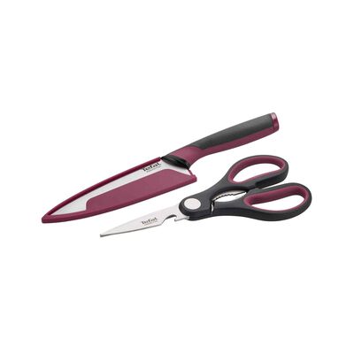 TEFAL Comfort 02 Piece Set - Chef 15cm + Scissors 21cm K250S2
